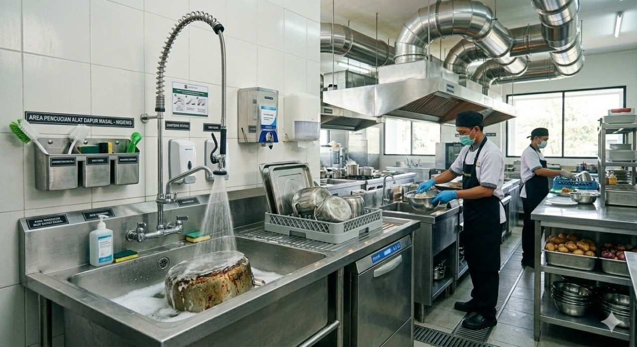 Solusi Lengkap Cara Mengurangi Antrean Pencucian Alat Dapur agar Dapur Terus Bergerak