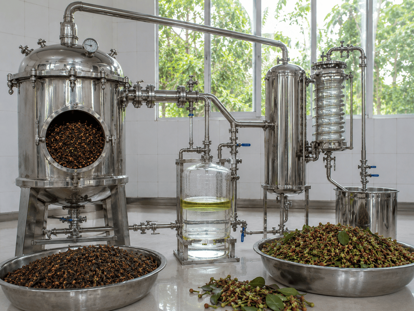 Distilasi Minyak Cengkeh Kualitas Murni untuk Mendukung Produksi